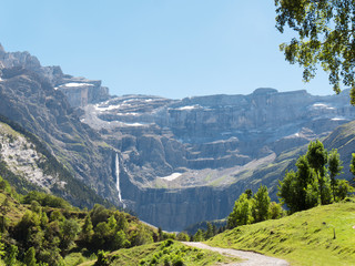 Road to Cirque de Gavarnie, Hautes-Pyrenees, France