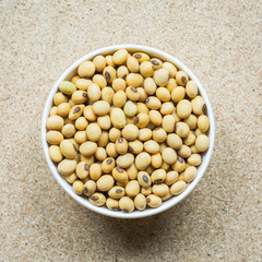 Soybean, Colorful various beans or lentils and whole grains seed