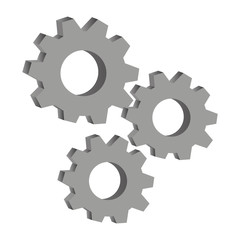 gears engineering design isolated, vector illustration eps10