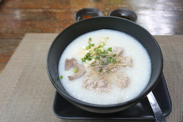 rice porridge with pork