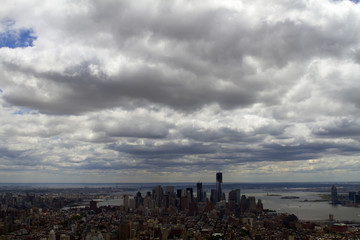 Rooftop view of New York City.