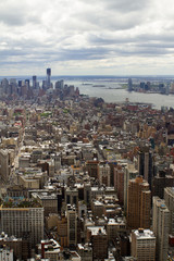 Fototapeta premium Widok z dachu Nowego Jorku.
