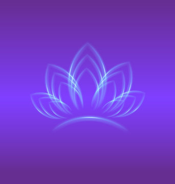 Lotus purple background 