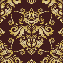 Seamless Wallpaper in the Style of Baroque