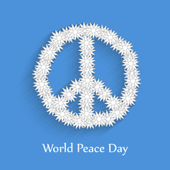 World Peace Day background