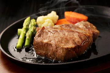 Papier Peint photo Steakhouse 牛ロースステーキ　Beef steak