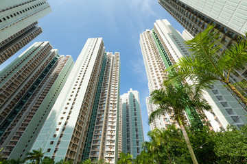 Skyscraper from low angle