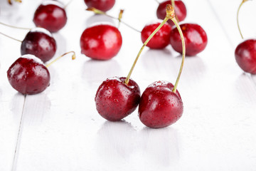 Ripe sweet cherry