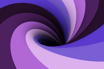 a black hole in a purple color 3D illustration