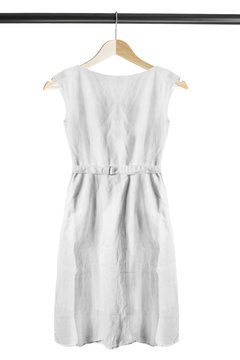 Dress on clothes rack