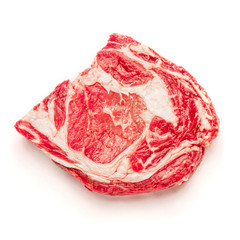 Uncooked organic shin of beef meat