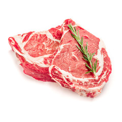 Uncooked organic shin of beef meat