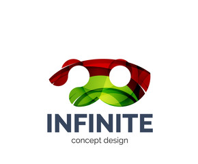 Infinite logo business branding icon