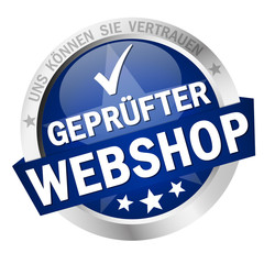 Button Geprüfter Webshop