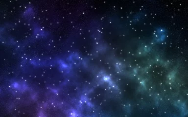 Foto op Plexiglas Sterren nacht en heelal © emieldelange