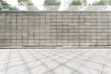 modern building with glass wall