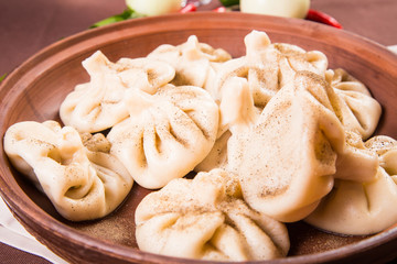 georgian food,hinkali