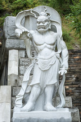 Chungcheongbuk-do, South Korea - August 29, 2016: Guinsa temple in statue, South Korea