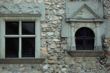 Small ornate windows