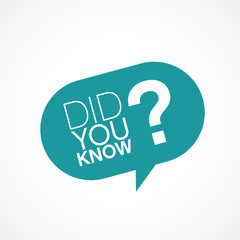 did you know?
