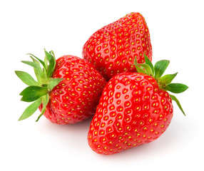 Strawberry. Berries isolated on white background.