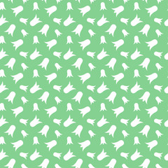 Green floral pattern