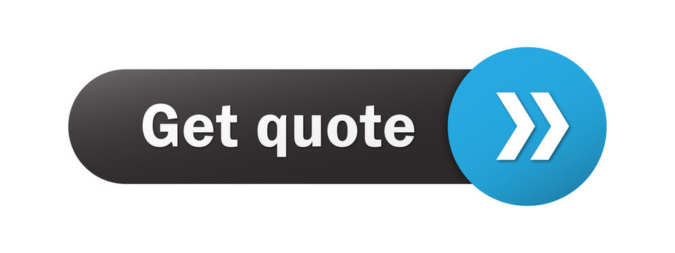 "GET QUOTE" Black and Blue Vector Web Button