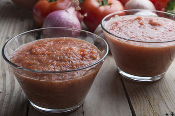 Gazpacho typical food spanish
