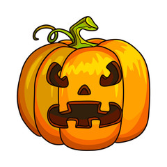 Holiday Halloween Pumpkin Jack Lantern.