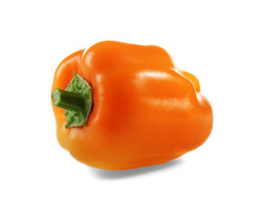 Fresh pepper on white background