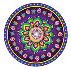 Flower pattern mandala
