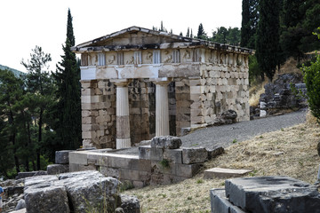 Fototapeta na wymiar Grecja_2015_Skarbiec Ateńczyków 