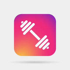 icon dumbbell