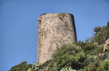 Sardegna. Torre medievale di Cala Regina
