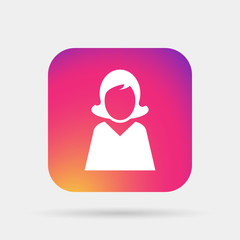 icon woman user
