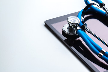 Tablet Computer With Stethoscope
