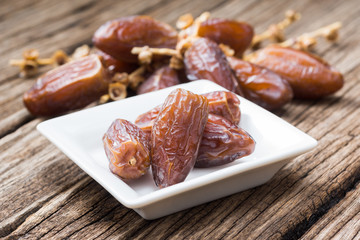 Dried date palm fruits ( Phoenix dactylifera Linn. ) traditional ramadan food