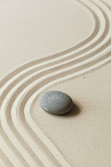 Zen stone garden