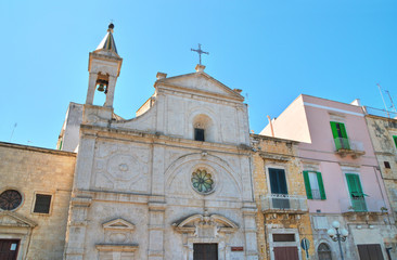 Fototapeta na wymiar Church of St. Stefano. Molfetta. Puglia. Italy. 
