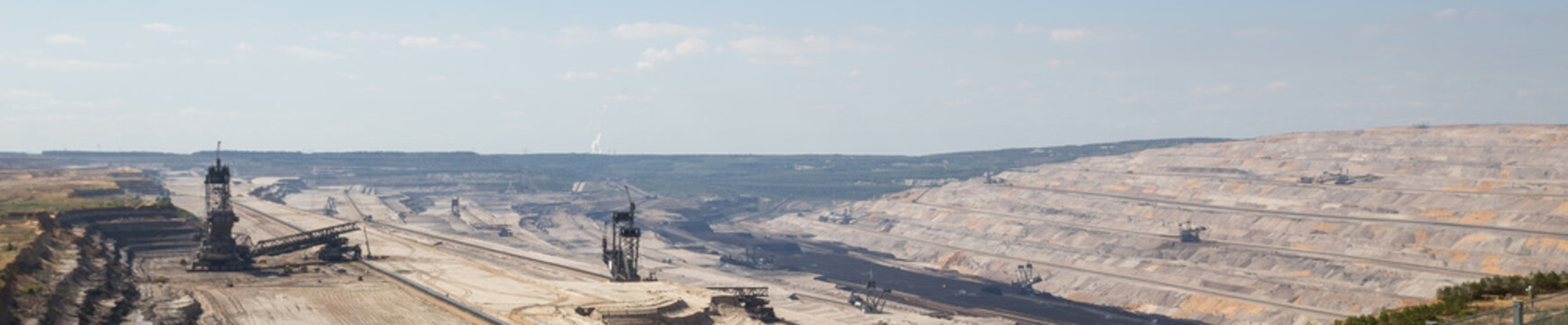 open cast mining hambach germany