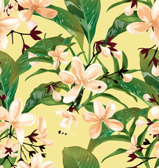 Fototapeta premium floral seamless pattern