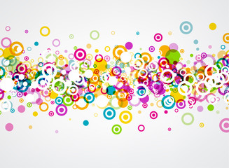 Background with circles pattern.