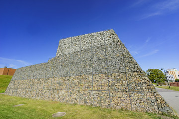 Fototapeta na wymiar Big stone wall