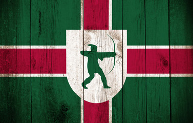 Wooden Flag of Nottinghamshire