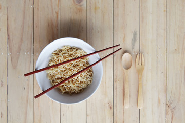 nooden on wooden panel table