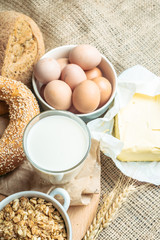 milk and bakery products