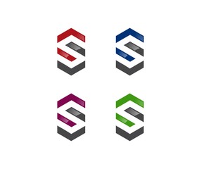Obraz premium S logo letter