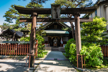 Fototapeta na wymiar Shrine in Kanazawa