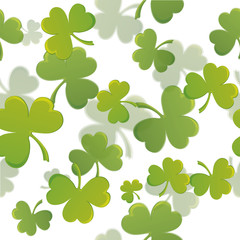 Print with Shamrock for St. Patrick's day