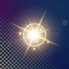 Creative concept Vector set of glow light effect stars bursts with sparkles isolated on black background. For illustration template art design, banner for Christmas celebrate, magic flash energy ray